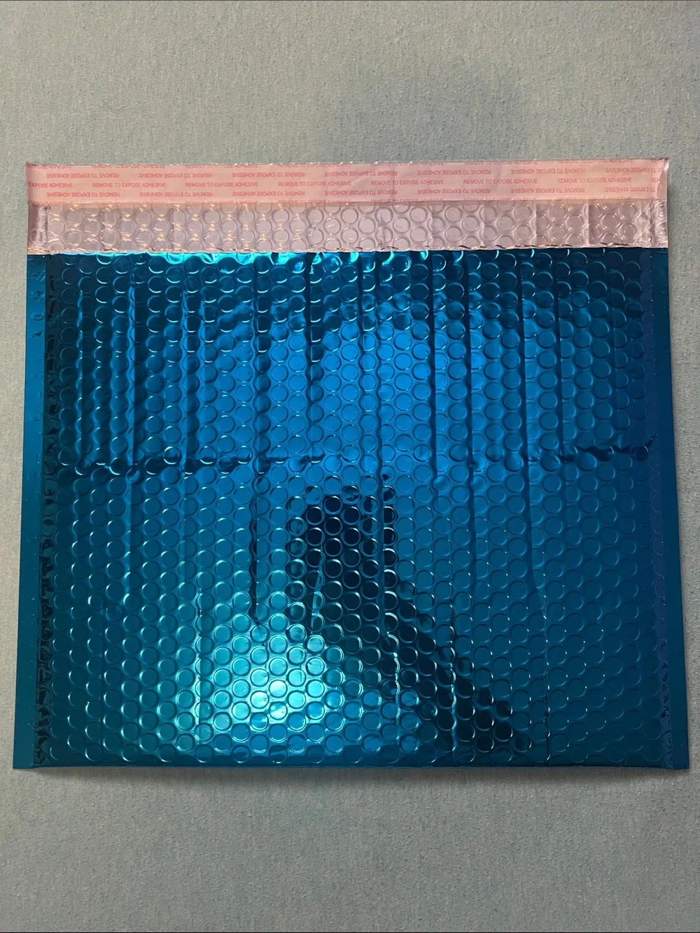 Metallic Blue Bubble Mailer Envelopes 10 pack